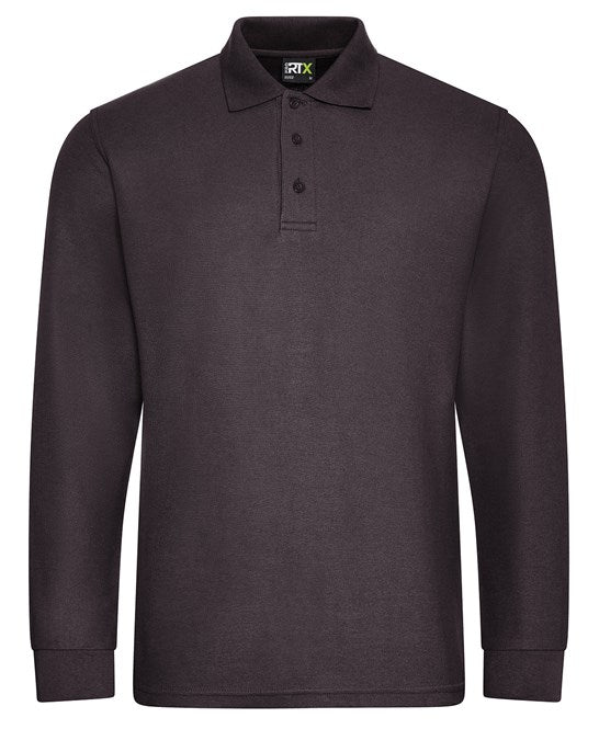 Prortx Pro Long Sleeve Polo Shirt 50% Cotton Workwear Cuffed Hem Sizes S-4XL