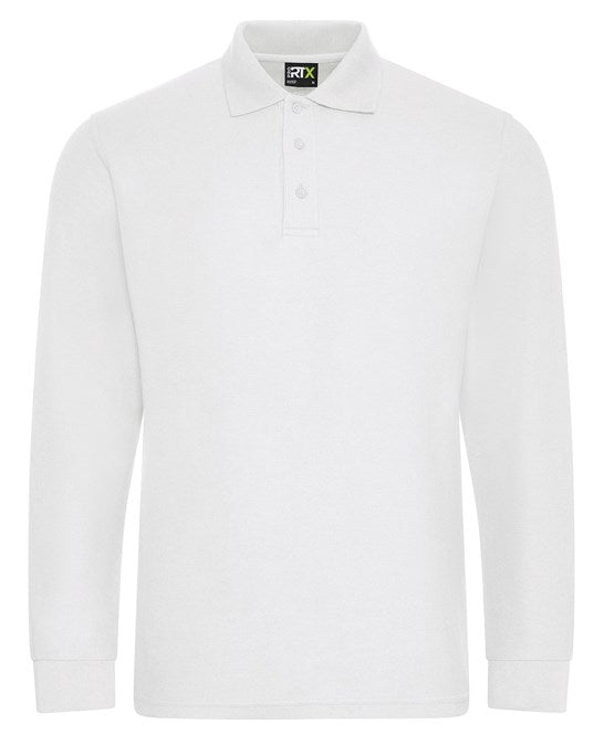 Prortx Pro Long Sleeve Polo Shirt 50% Cotton Workwear Cuffed Hem Sizes S-4XL