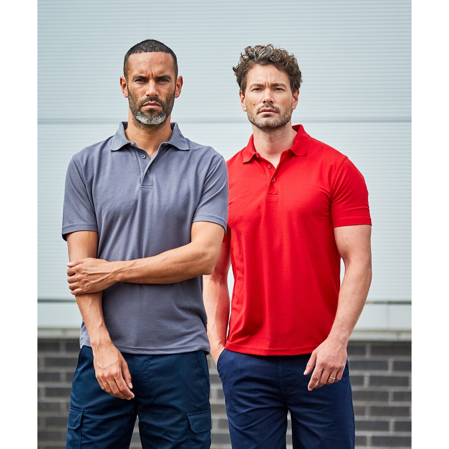 Prortx Pro Polyester Polo Shirt Modern Fit Ribbed Collar Durable Workwear