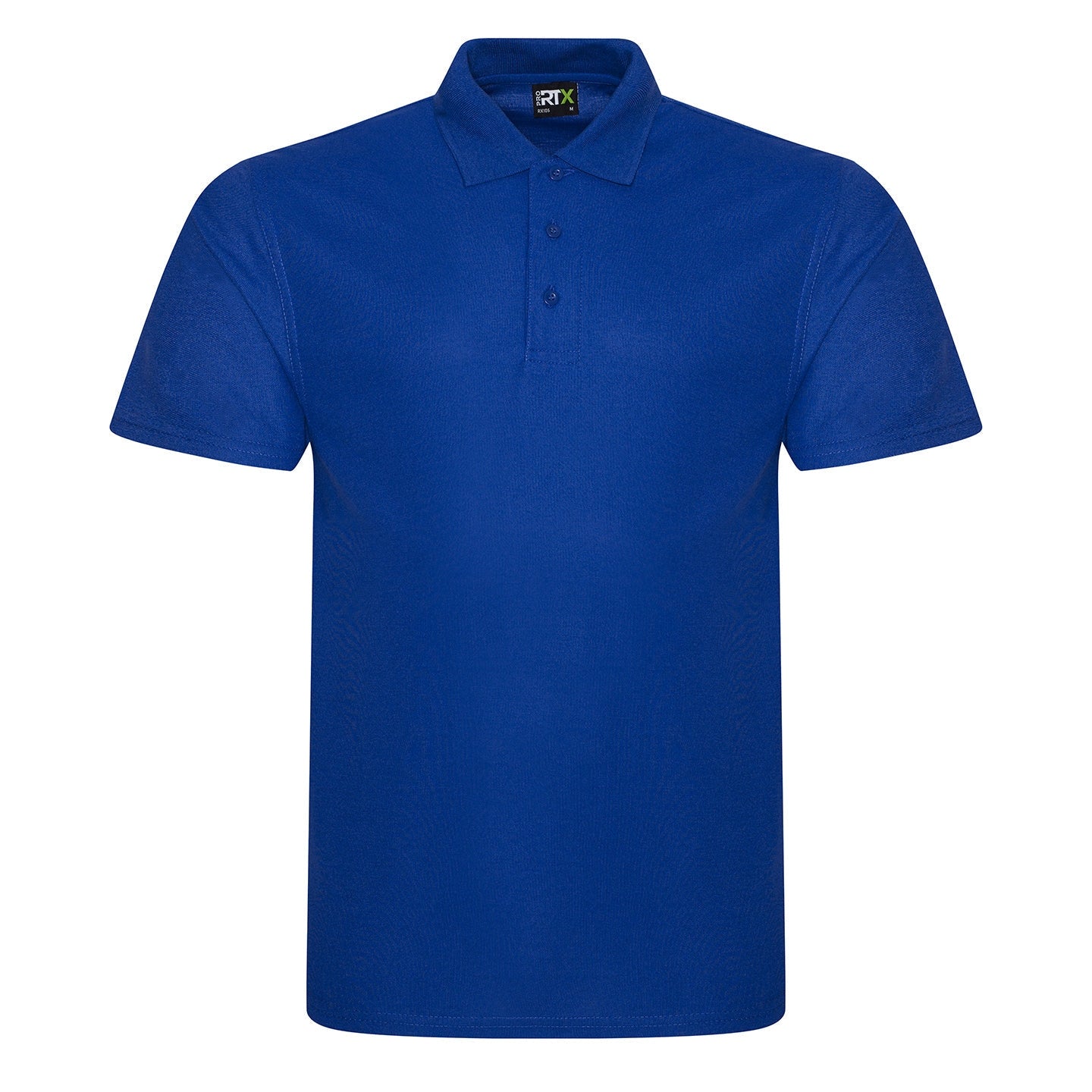 Prortx Pro Polyester Polo Shirt Modern Fit Ribbed Collar Durable Workwear