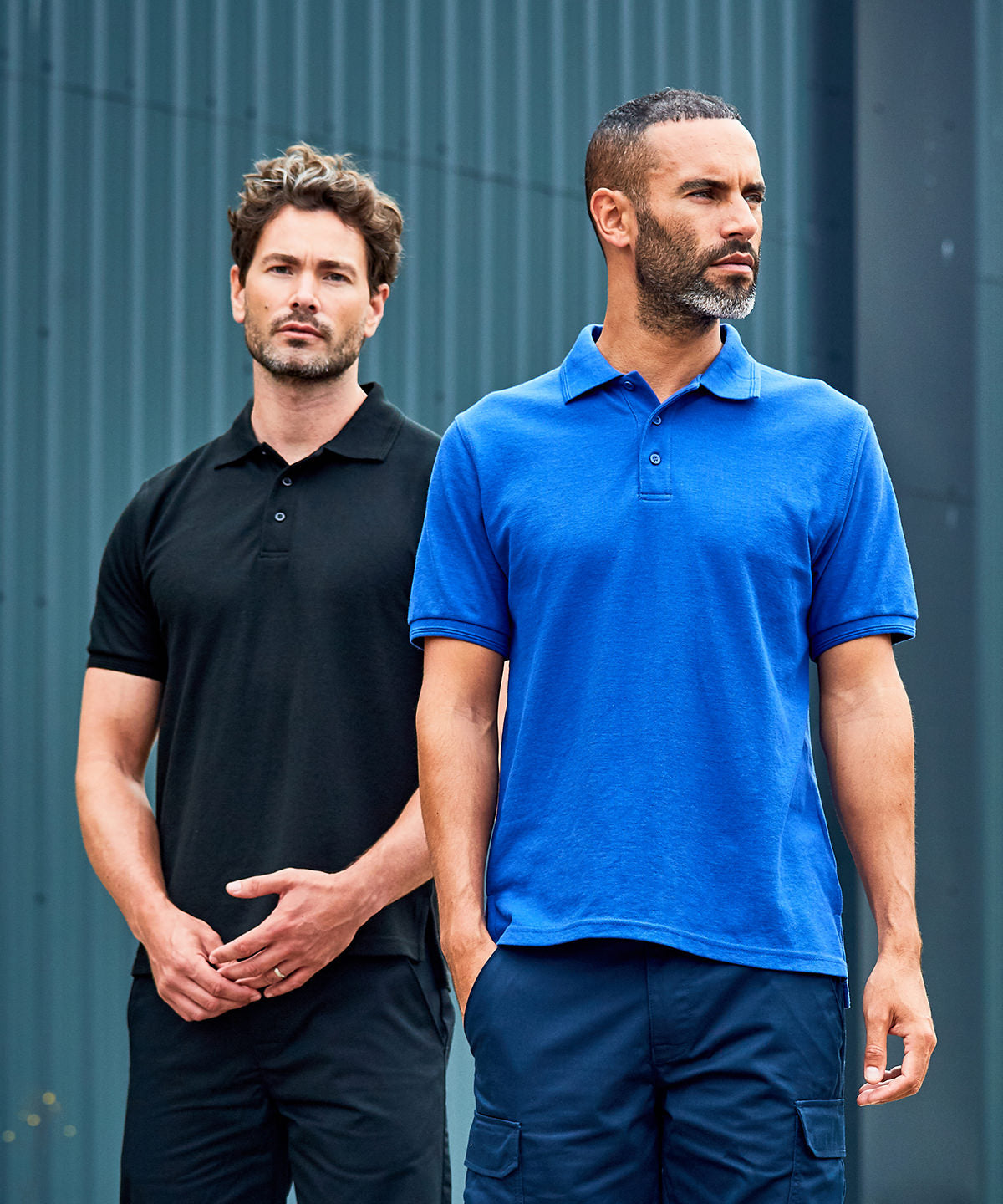 Prortx Pro Premium Polo Shirt Heavyweight Fabric Ottoman Cuffs Side Vents