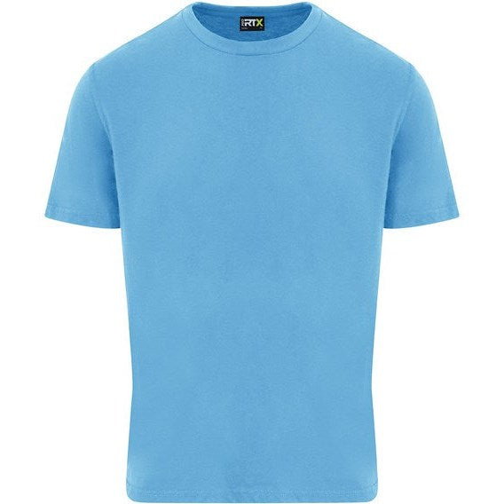 Prortx Pro T-Shirt Sky Blue Durable Polycotton Workwear Short Sleeve XS-5XL
