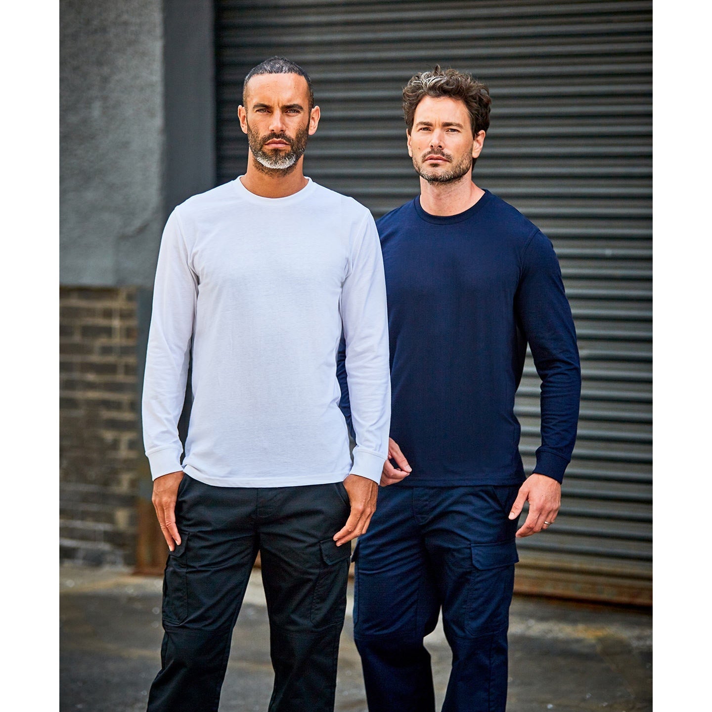 Prortx Pro Long Sleeve T-Shirt Classic Fit Cuffed Sleeves Durable Workwear