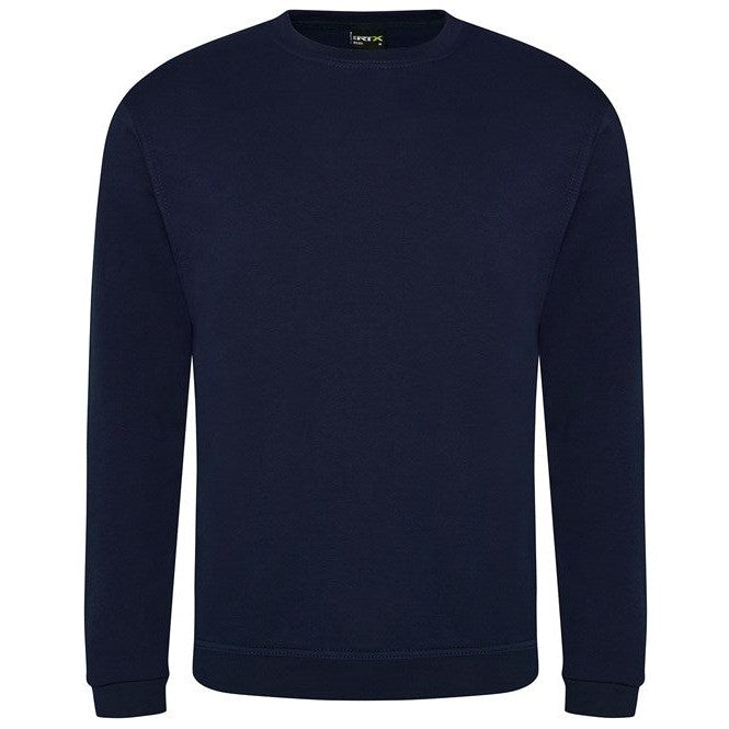 Prortx Pro Sweatshirt Navy Comfortable Fit Durable Workwear Uniform Sizes S-7XL