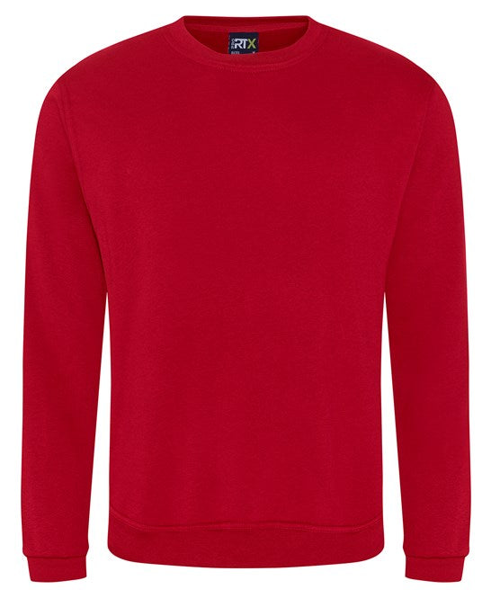 Prortx Pro Sweatshirt Red Comfortable Fit Durable Workwear Uniform Sizes S-7XL