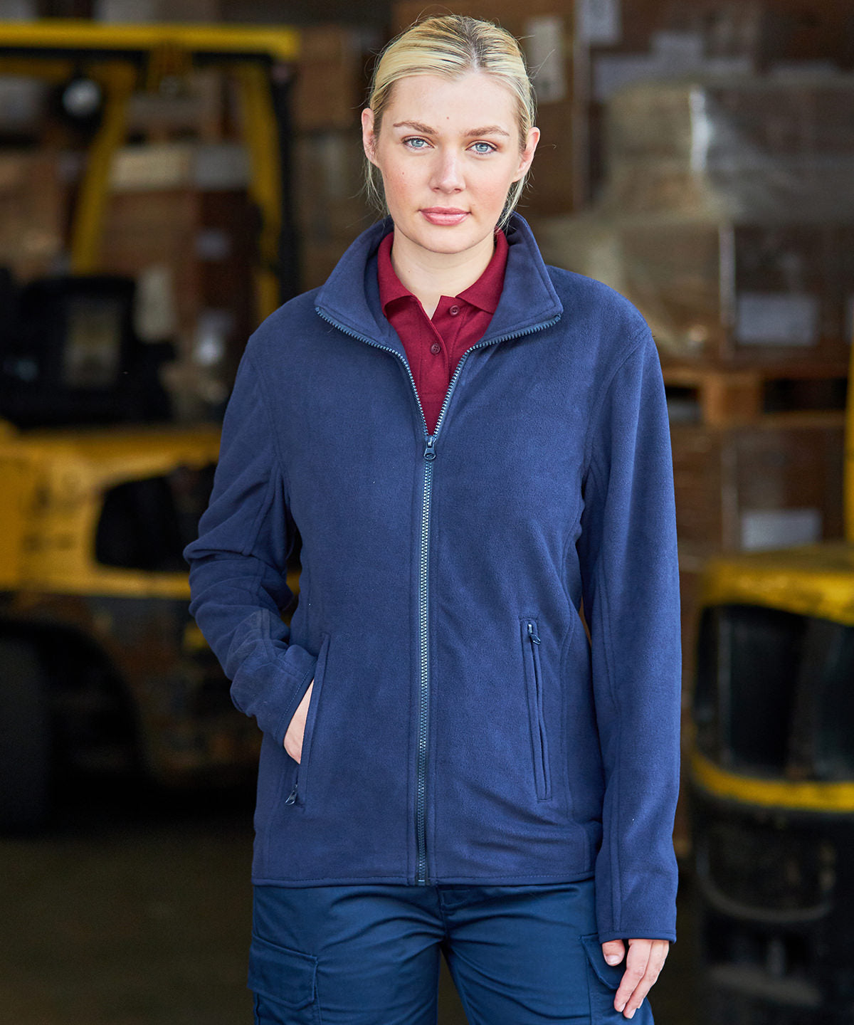 Pro RTX Pro Microfleece Jacket Full Zip Lightweight Insulated with Pockets