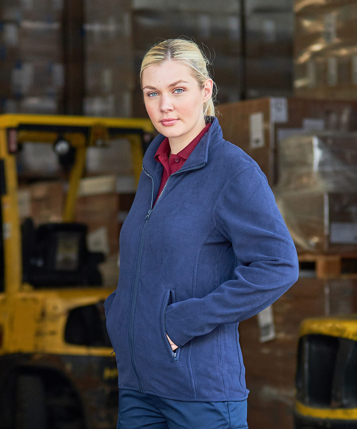 Pro RTX Pro Microfleece Jacket Full Zip Lightweight Insulated with Pockets