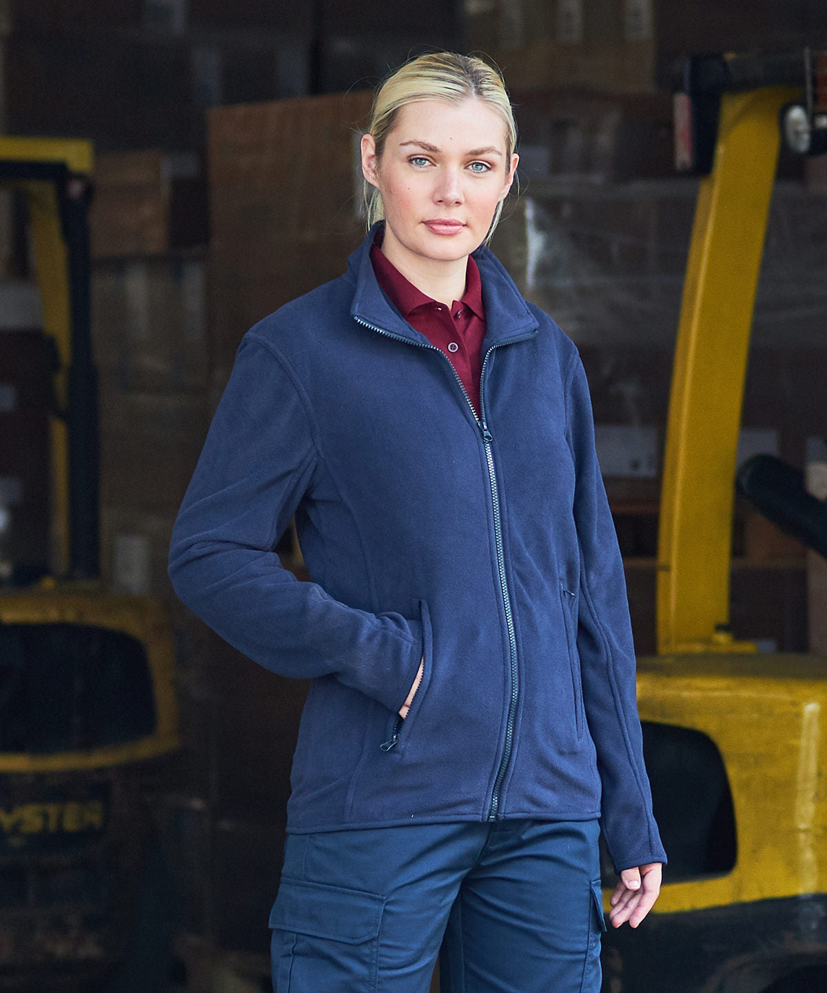 Pro RTX Pro Microfleece Jacket Full Zip Lightweight Insulated with Pockets
