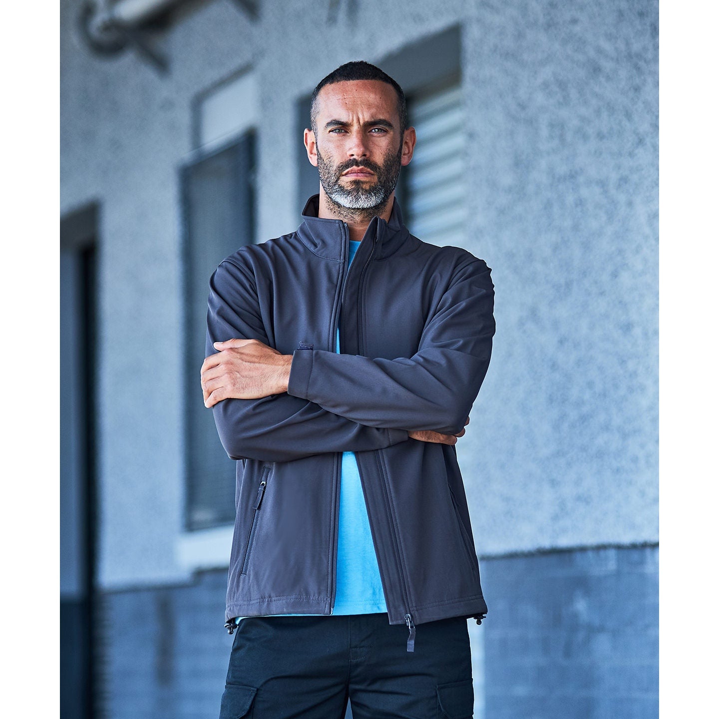Prortx Pro Softshell Jacket 2-Layer Warm Outdoor Workwear with Pockets