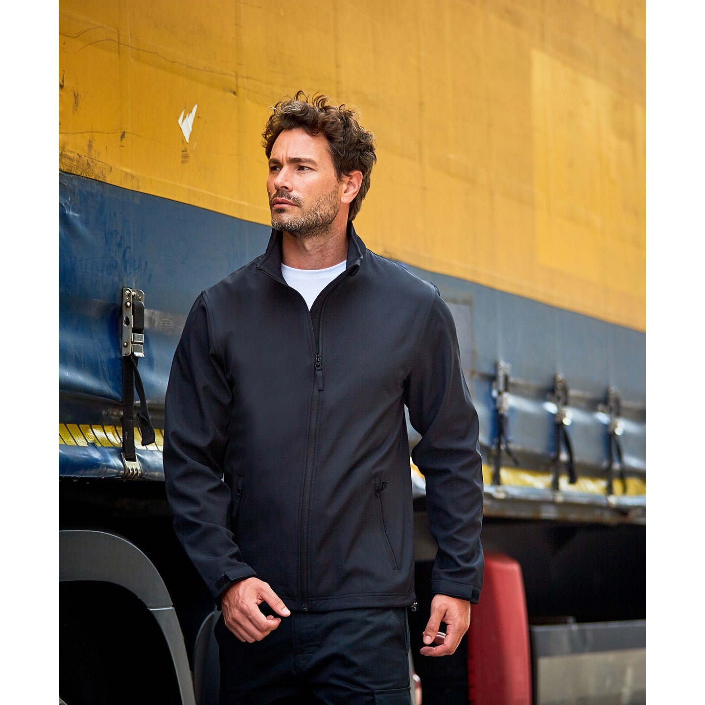 Prortx Pro Softshell Jacket 2-Layer Warm Outdoor Workwear with Pockets