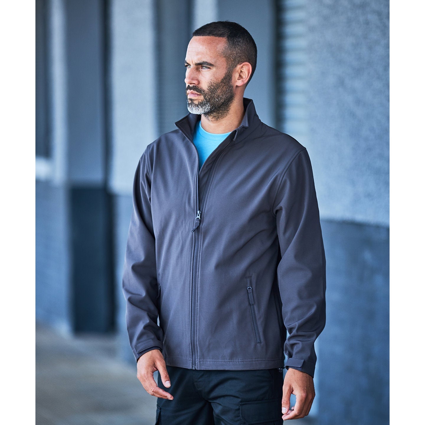 Prortx Pro Softshell Jacket 2-Layer Warm Outdoor Workwear with Pockets