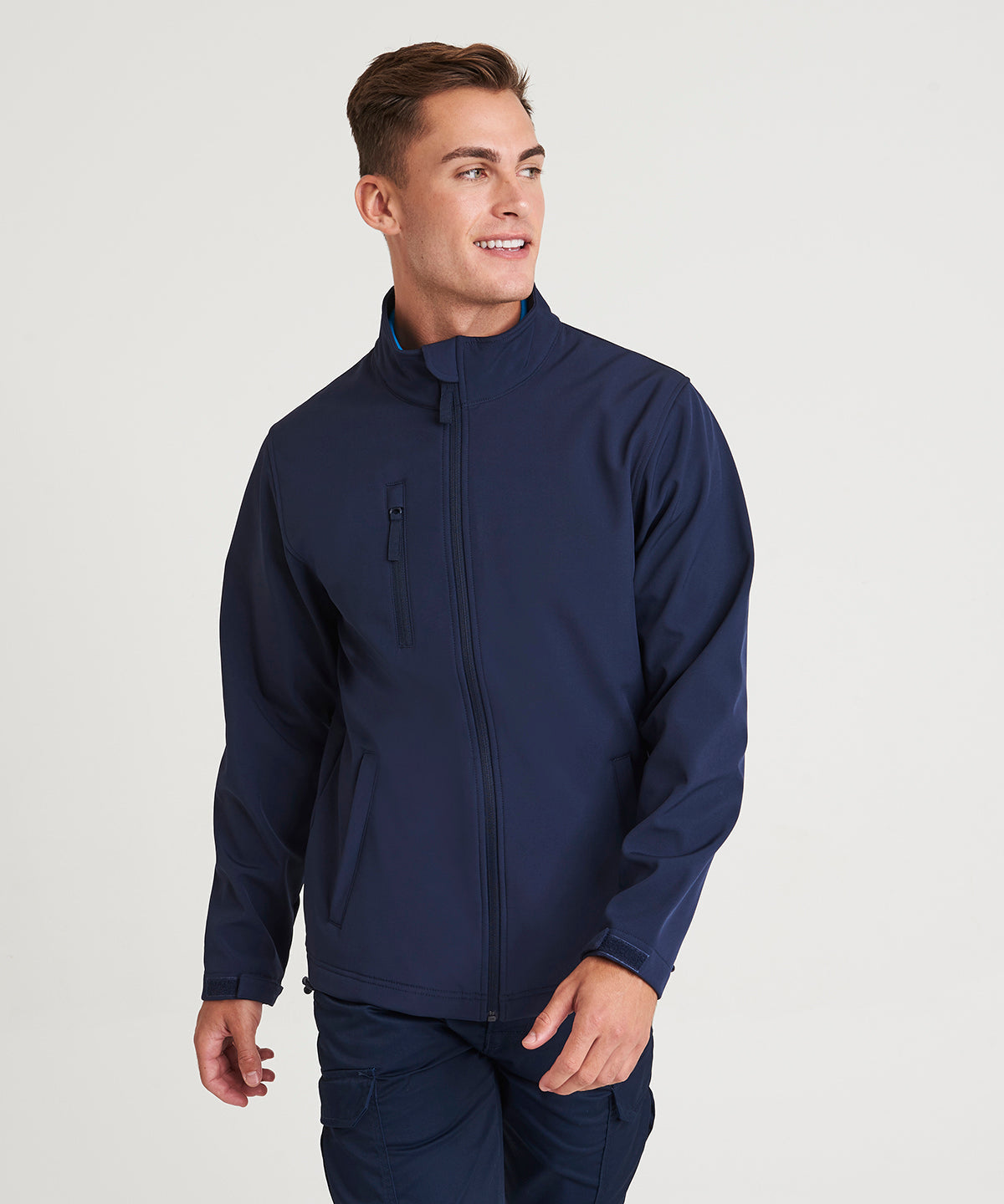Prortx Pro Three-Layer Softshell Jacket Windproof Showerproof Adjustable Fit