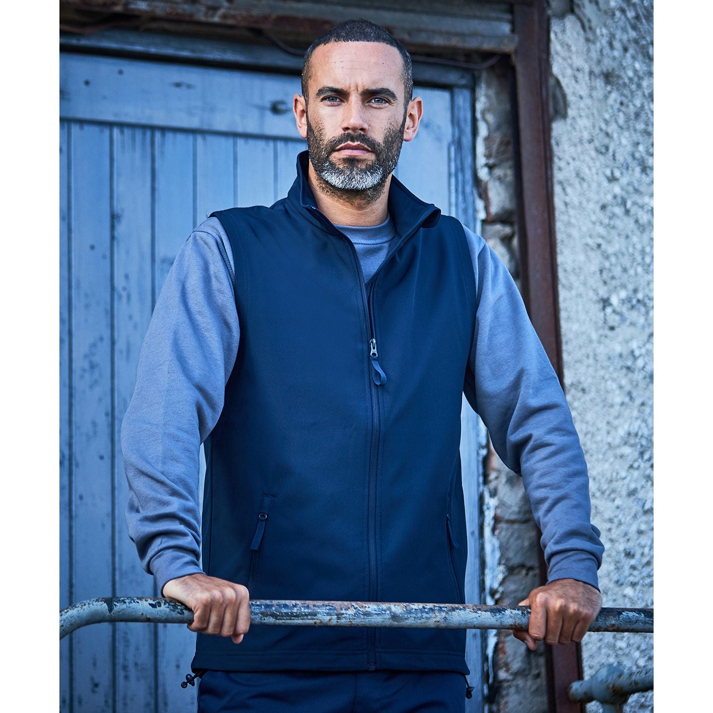 Prortx Pro Softshell Gilet Windproof Showerproof Full Zip Relaxed Fit S-5XL