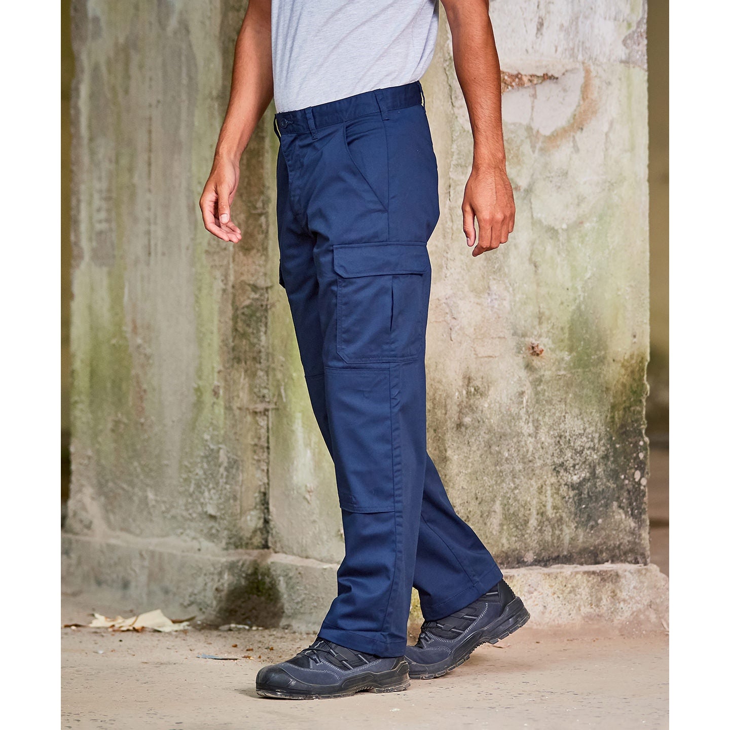 Prortx Pro Workwear Cargo Trousers with Knee Pad Pockets, Multiple Sizes
