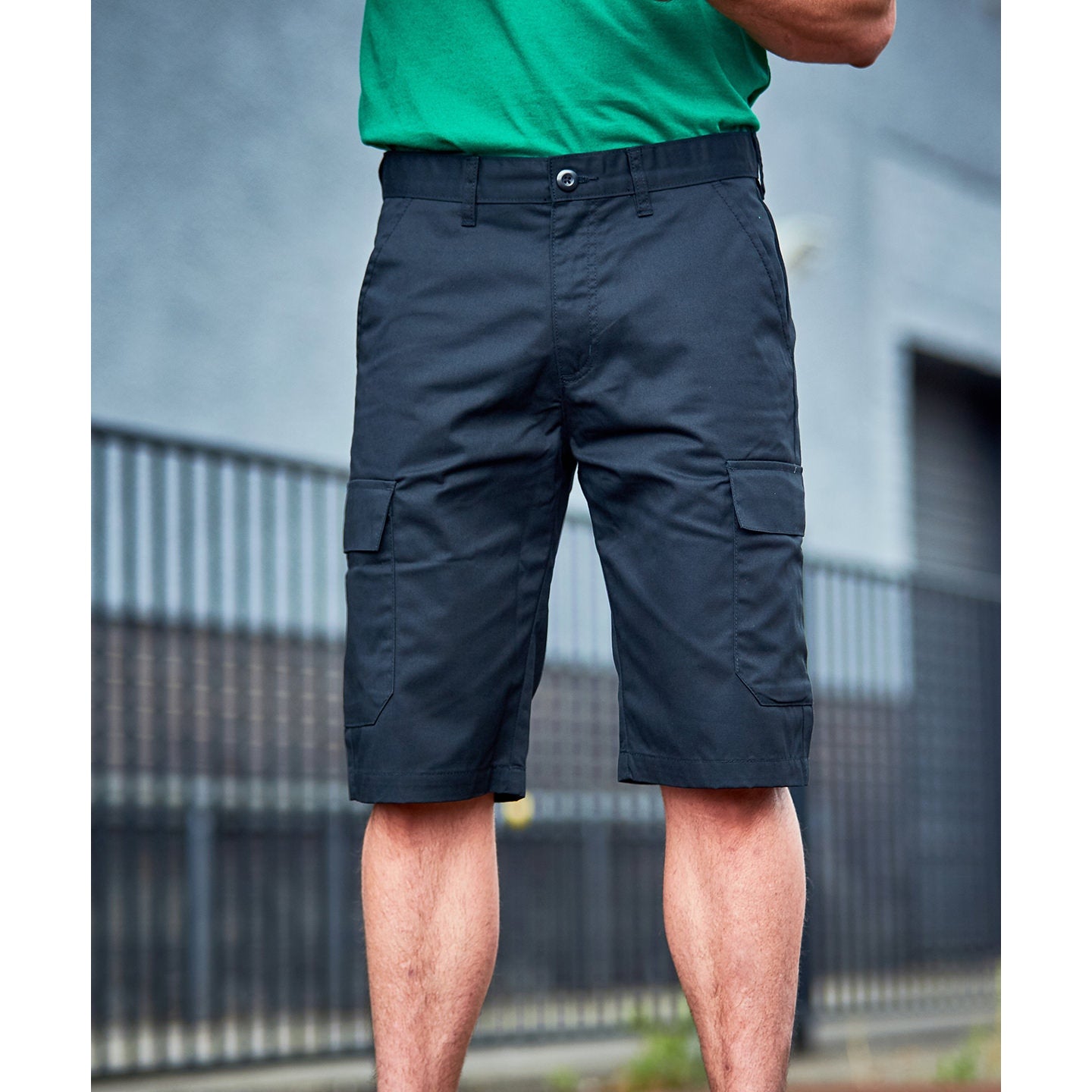 Prortx Pro Cargo Shorts Multi-Pocket Poly Cotton Workwear Ideal for Summer