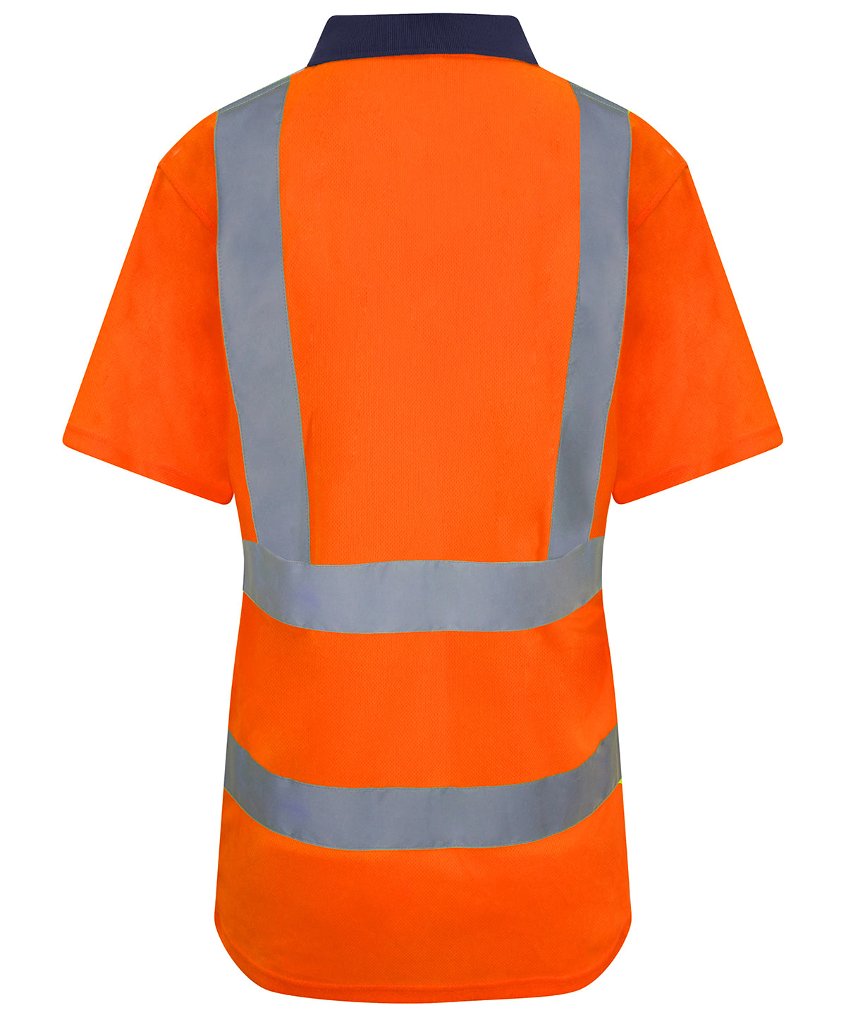 Prortx High Visibility Polo Shirt EN ISO 20471 Reflective Tape Lightweight