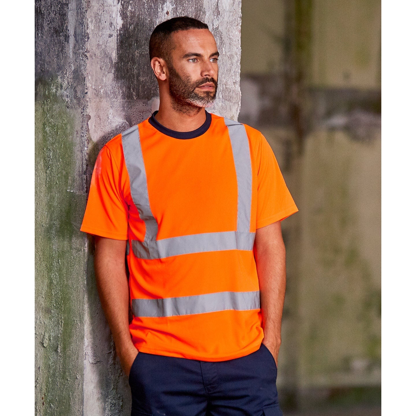 Prortx High Visibility T-Shirt EN ISO 20471 Reflective Safety Workwear S-5XL