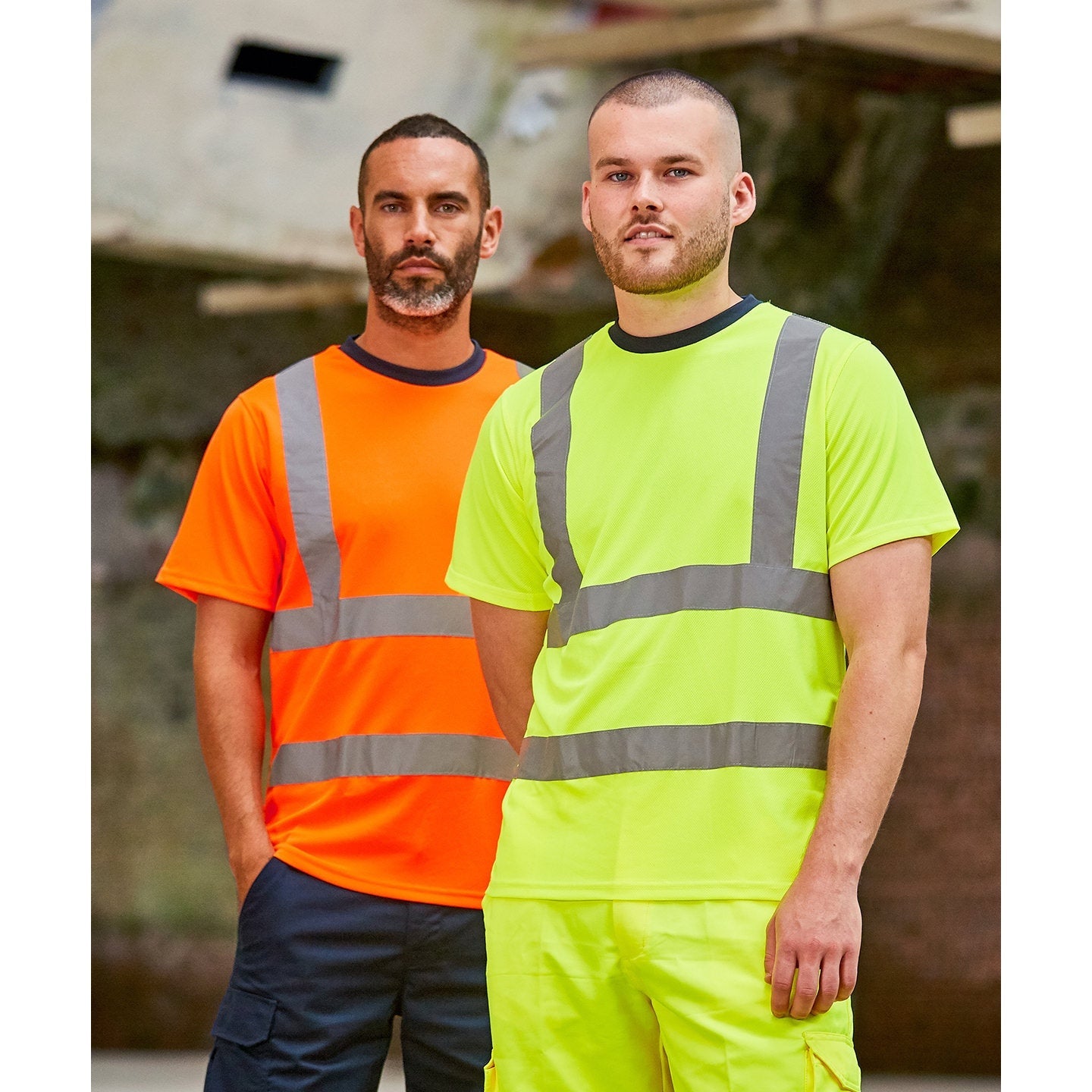 Prortx High Visibility T-Shirt EN ISO 20471 Reflective Safety Workwear S-5XL