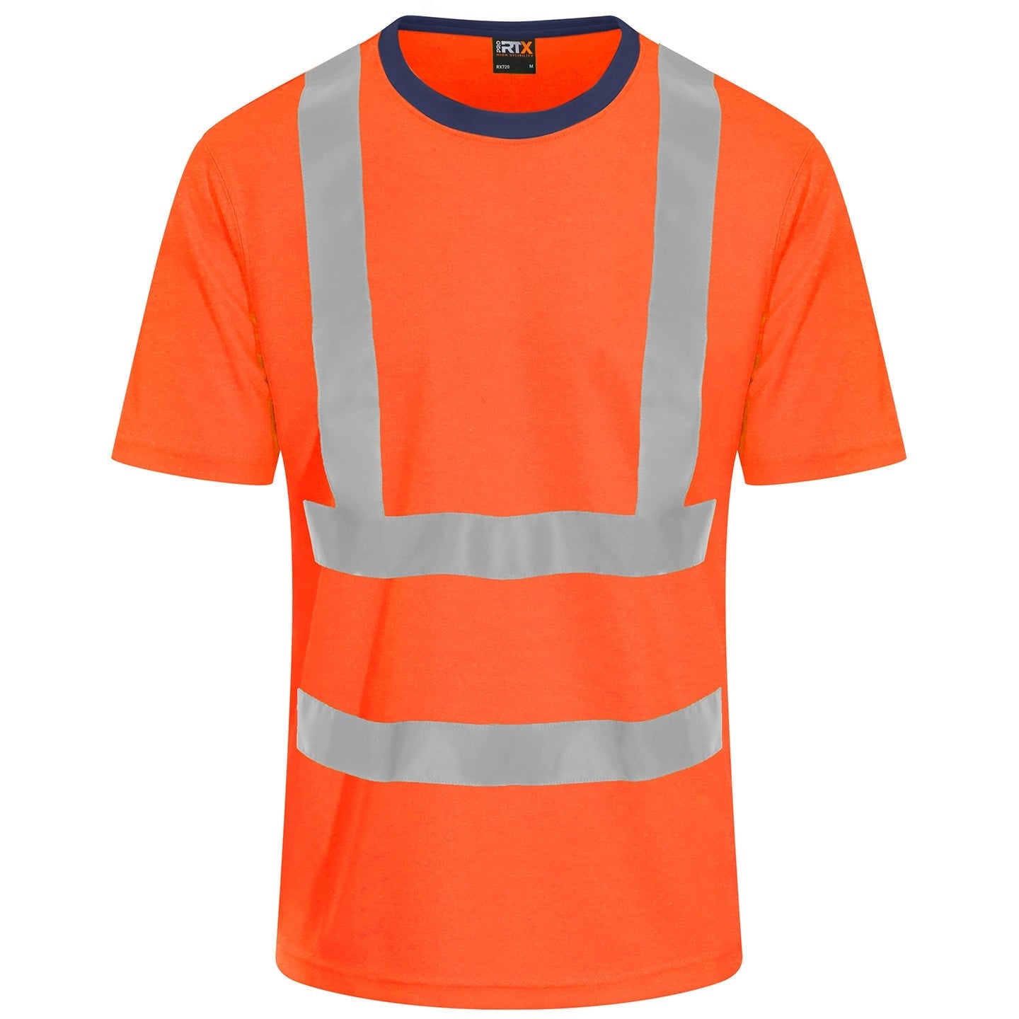Prortx High Visibility T-Shirt EN ISO 20471 Reflective Safety Workwear S-5XL