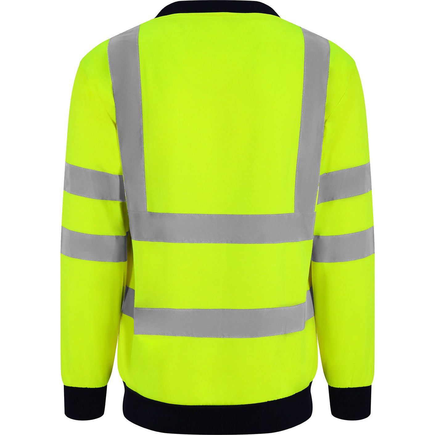 Prortx High Visibility Sweatshirt Class 3 EN ISO 20471 Brushed Fleece Polyester