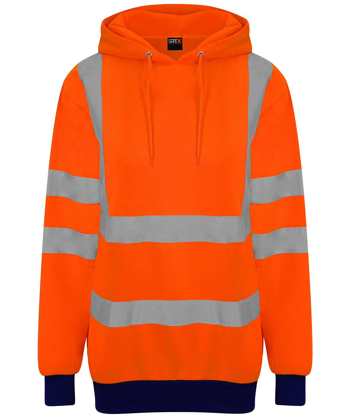 Prortx High Visibility Hoodie EN ISO 20471 Class 3 Adjustable Drawcords