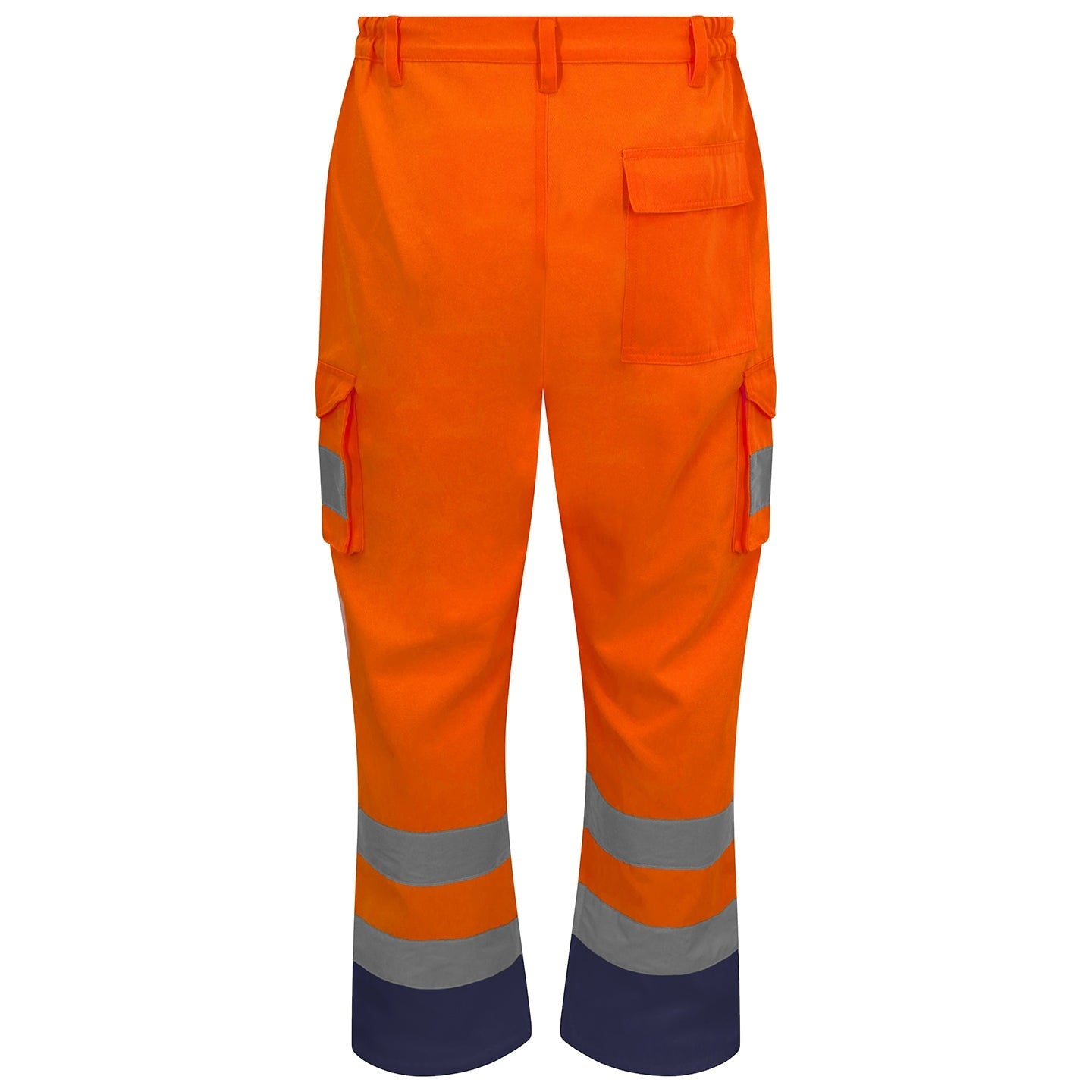 Prortx High Visibility Cargo Trousers Water-Repellent Utility Workwear