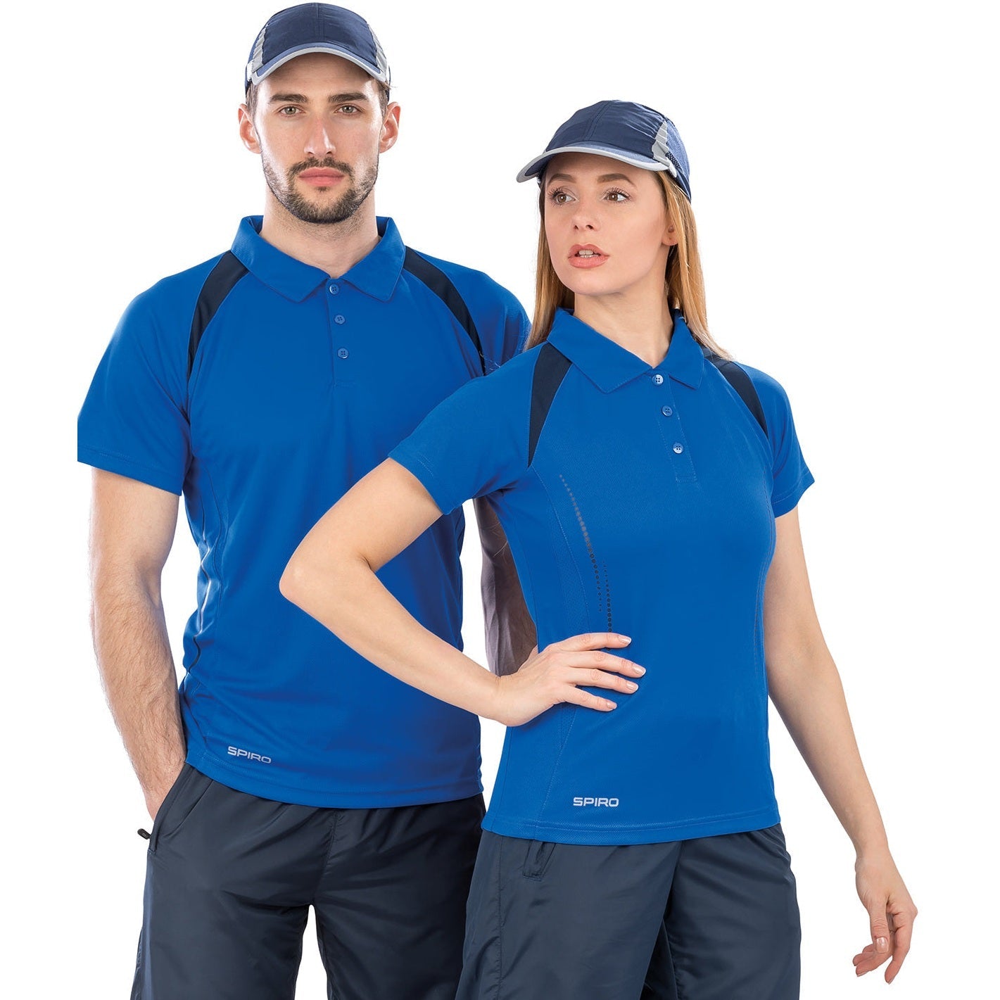 Spiro Women's Team Spirit Polo Cool-Dry Lightweight Breathable Sport Top