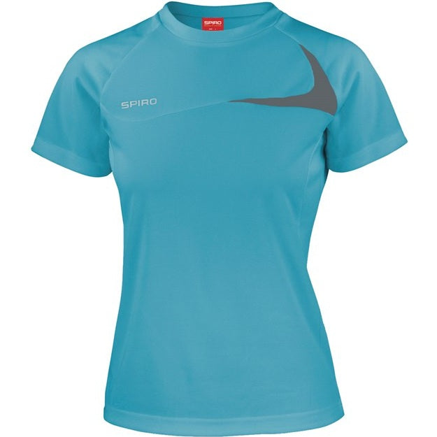 Spiro Women's Dash Training Shirt Cool-Dry Performance Lightweight XS-XL