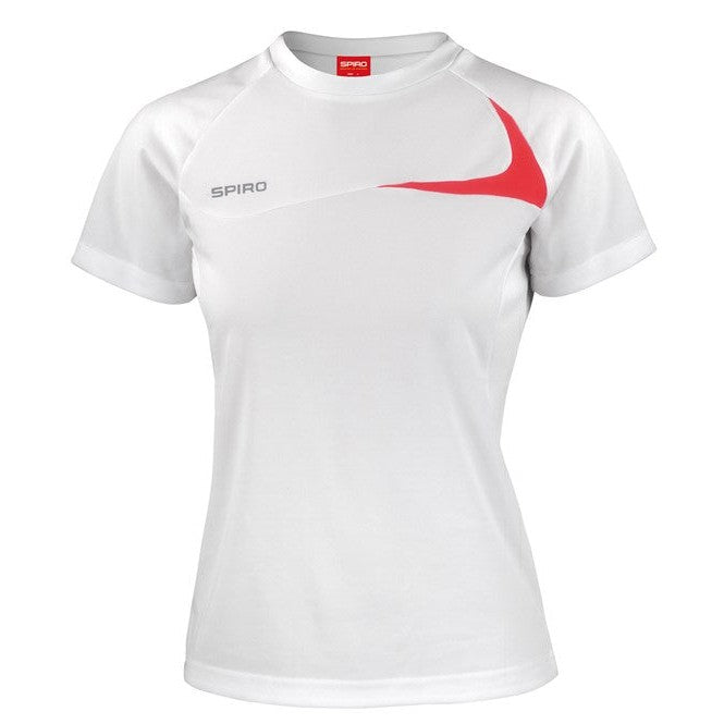 Spiro Women's Dash Training Shirt Cool-Dry Performance Lightweight XS-XL
