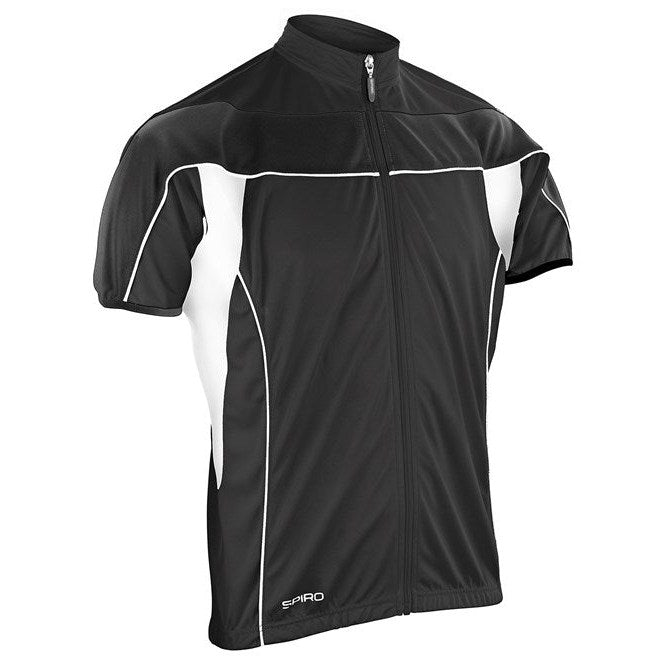Spiro Full-Zip Cycling Top Lightweight Breathable UV Protection Reflective