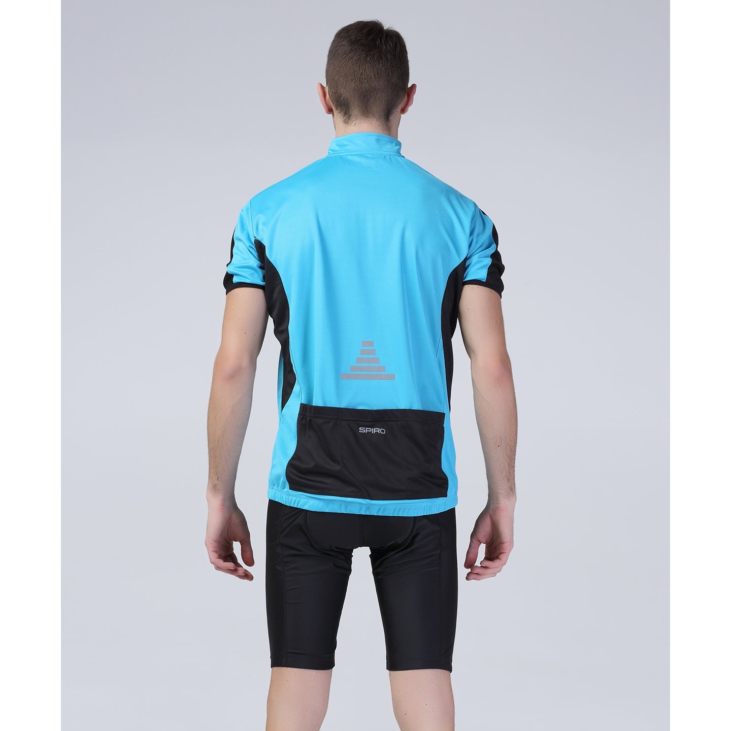 Spiro Full-Zip Cycling Top Lightweight Breathable UV Protection Reflective