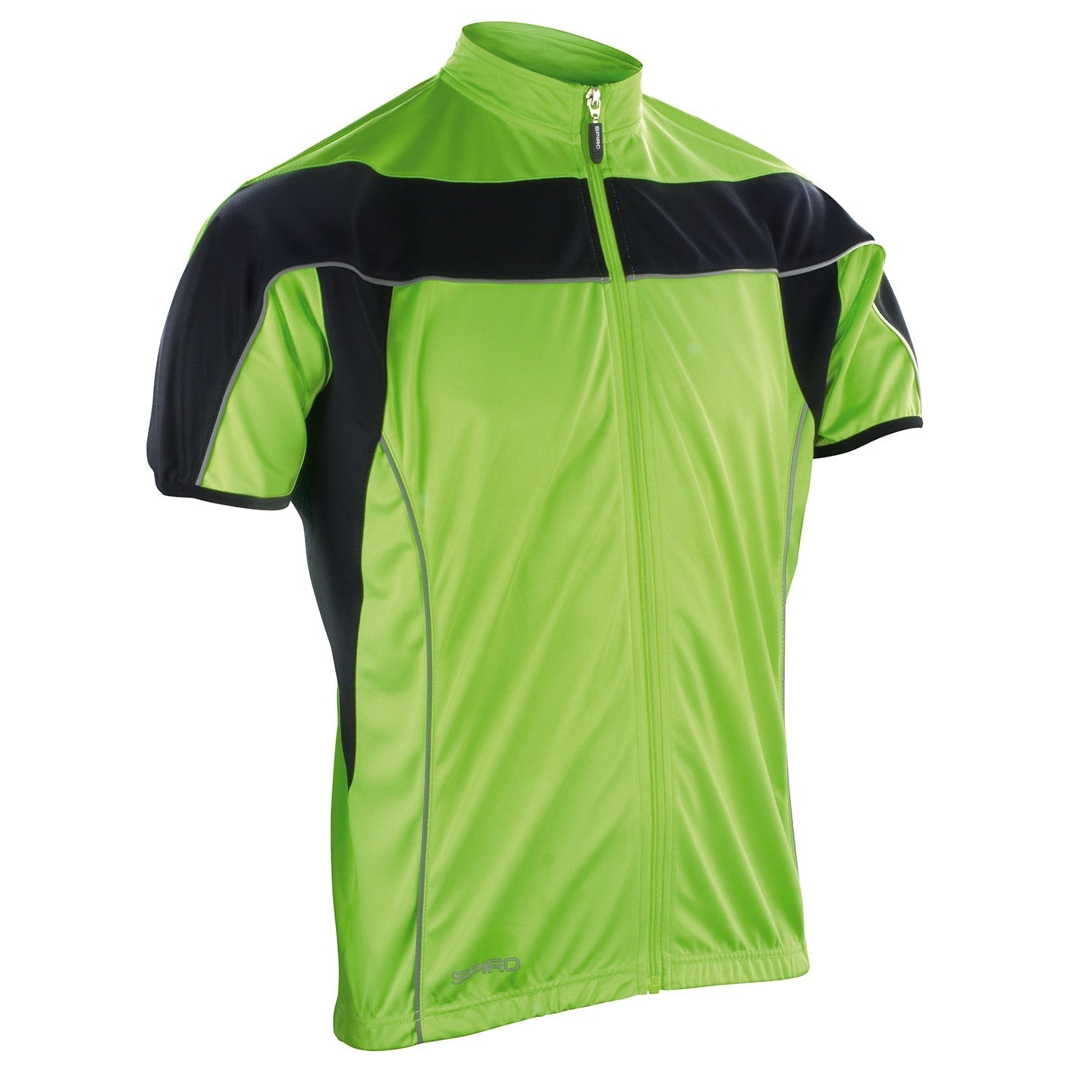 Spiro Full-Zip Cycling Top Lightweight Breathable UV Protection Reflective