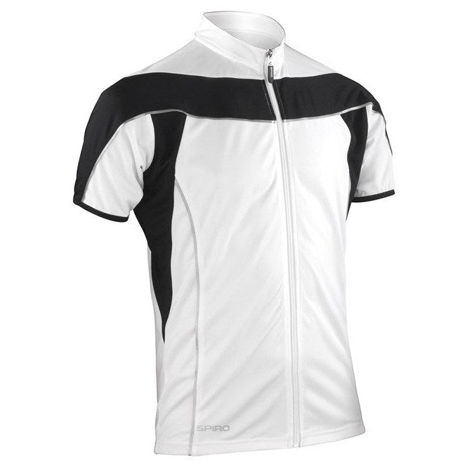 Spiro Full-Zip Cycling Top Lightweight Breathable UV Protection Reflective