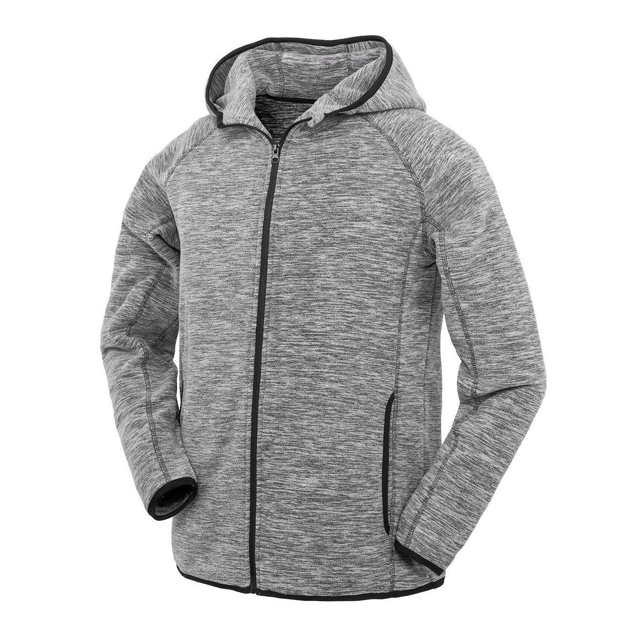 Spiro Microfleece Hoodi Quick-Dry Breathable Stretch Fabric Full-Zip Jacket