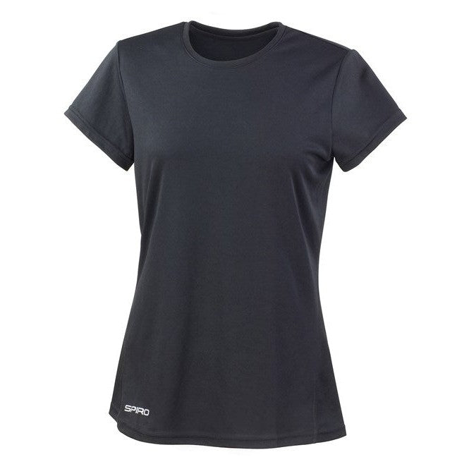 Spiro Women's Quick-Dry Short Sleeve T-Shirt Lightweight Athletic Top XS-XL