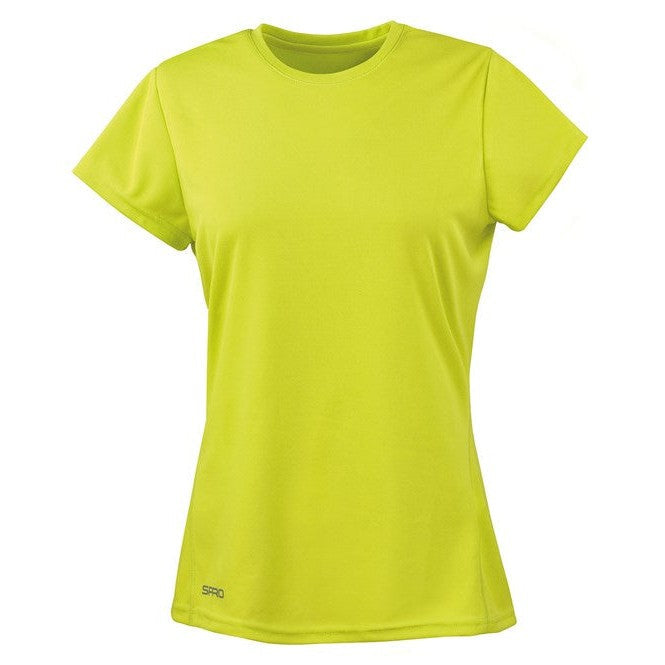 Spiro Women's Quick-Dry Short Sleeve T-Shirt Lightweight Athletic Top XS-XL