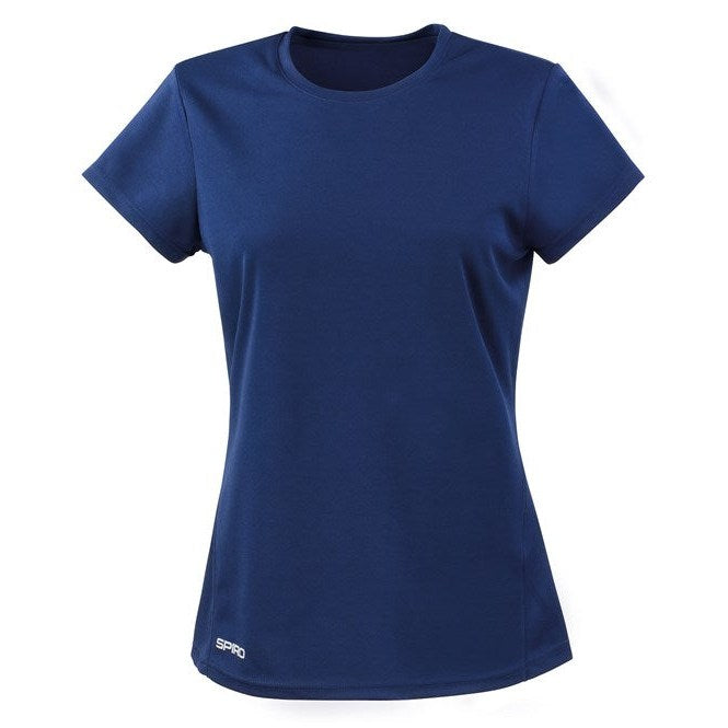 Spiro Women's Quick-Dry Short Sleeve T-Shirt Lightweight Athletic Top XS-XL