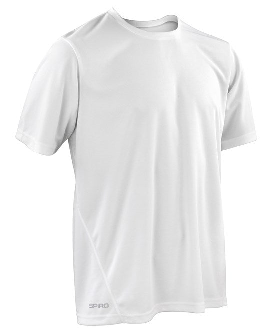 Spiro Quick-Dry Short Sleeve T-Shirt Lightweight Moisture Wicking Athletic Wear