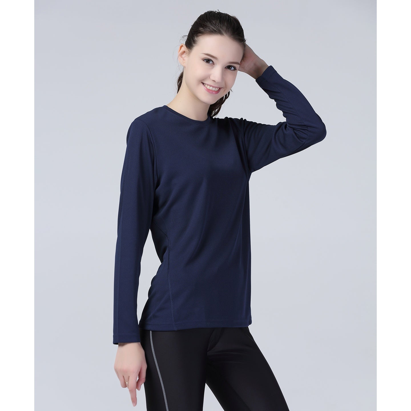 Spiro Women's Quick-Dry Long Sleeve T-Shirt Sport Work Play Flat-Lock Seams