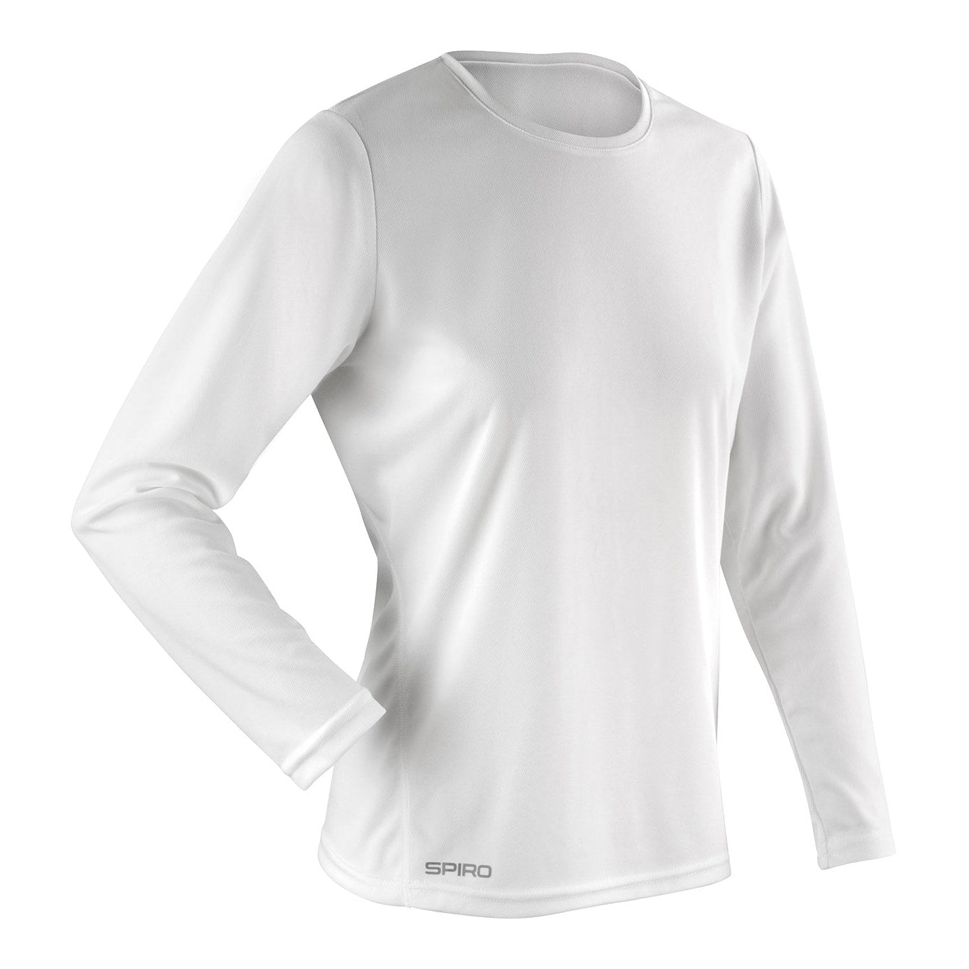 Spiro Women's Quick-Dry Long Sleeve T-Shirt Sport Work Play Flat-Lock Seams