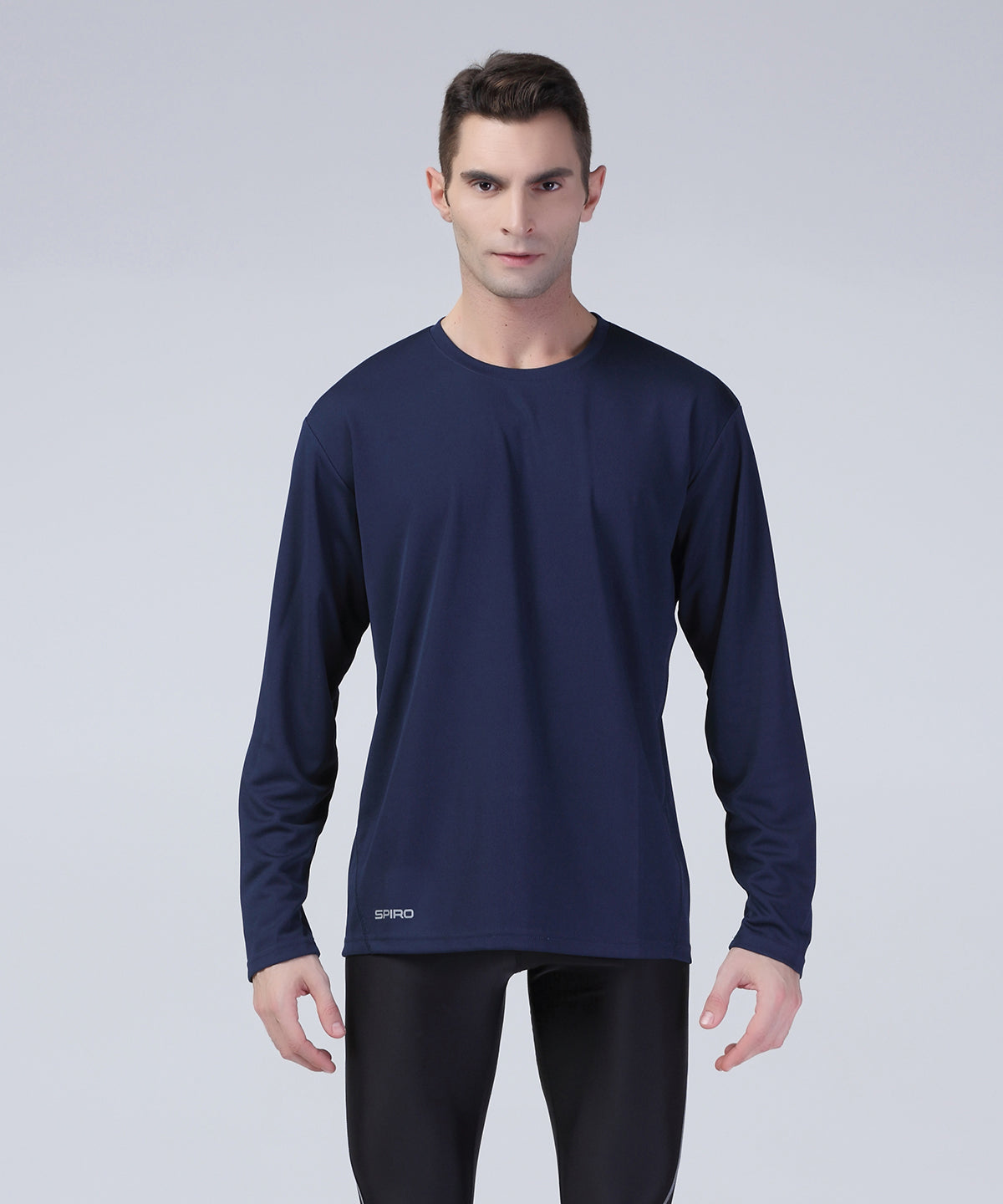 Spiro Quick-Dry Long Sleeve T-Shirt Lightweight Athletic Base Layer S-2XL