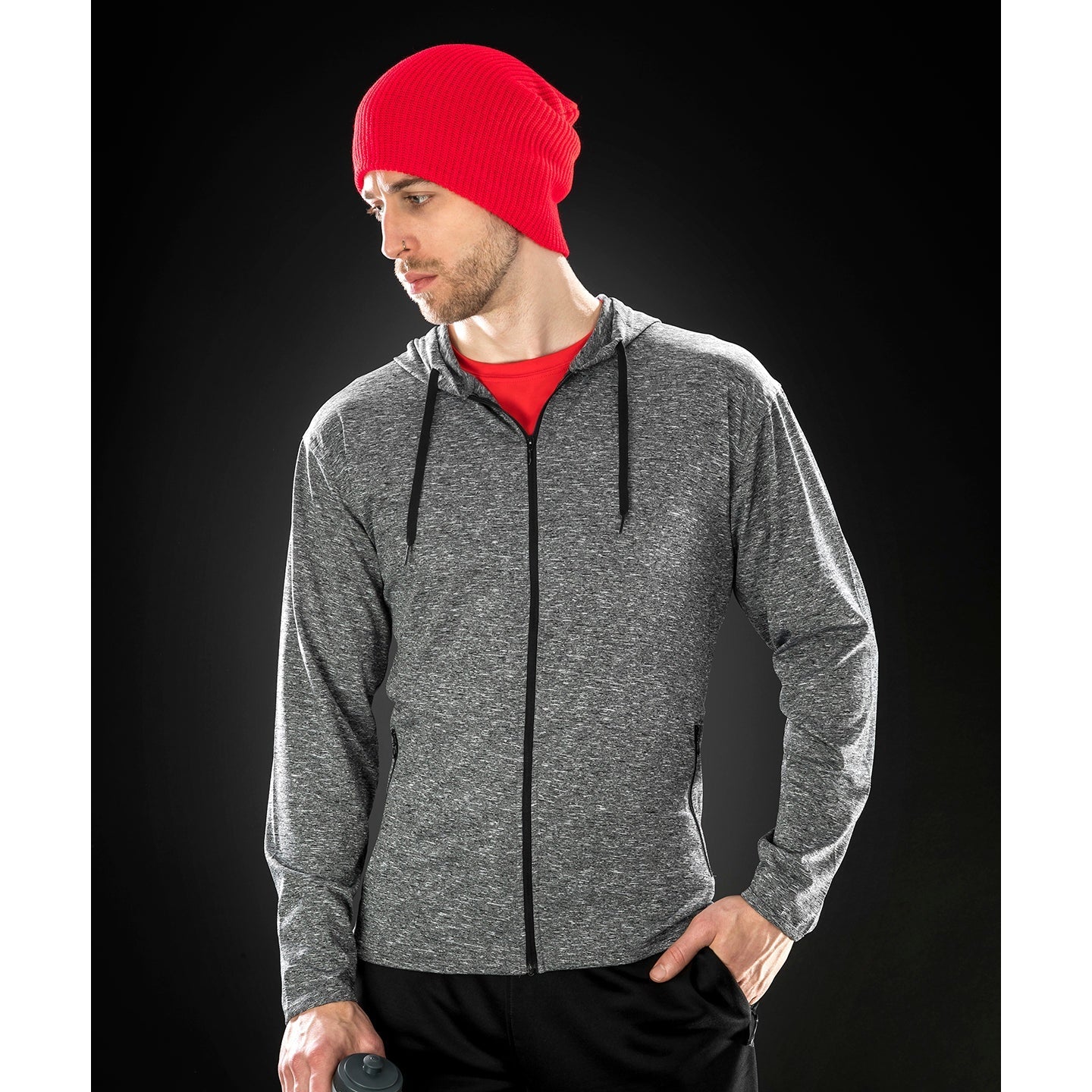 Spiro Hooded Tee Jacket Lightweight Quick-Dry Super Stretch Fabric Sizes S-3XL