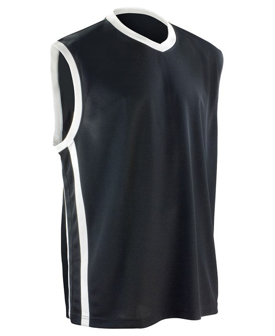 SPIRO Basketball Quick-Dry Top Lightweight Breathable Comfort Fit Sportswear