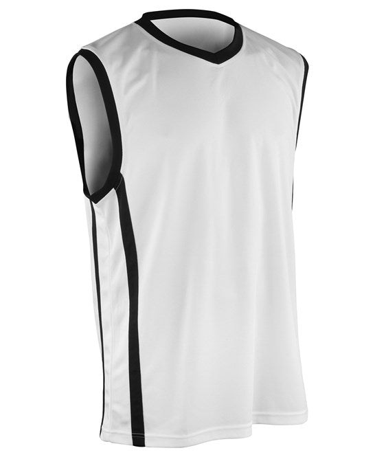 SPIRO Basketball Quick-Dry Top Lightweight Breathable Comfort Fit Sportswear