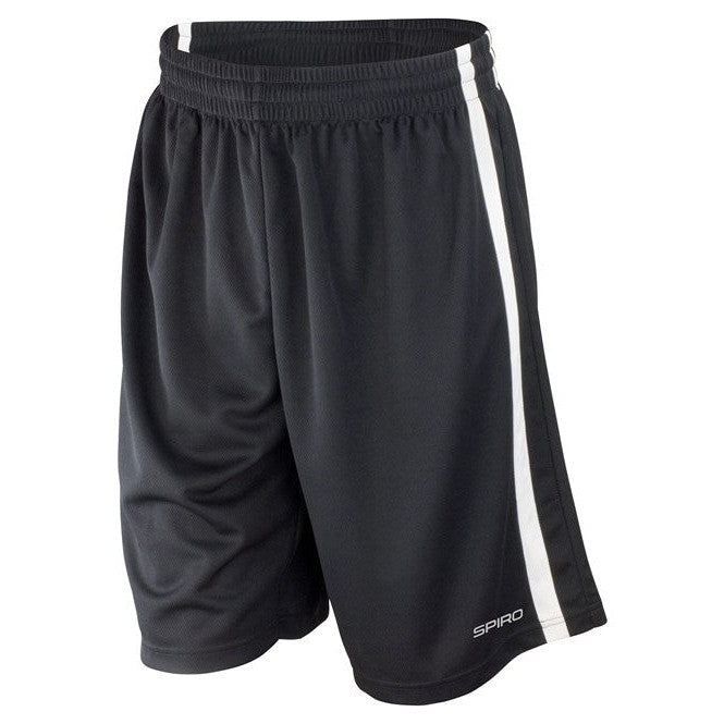 SPIRO Quick-Dry Basketball Shorts Lightweight Breathable Elastic Waist