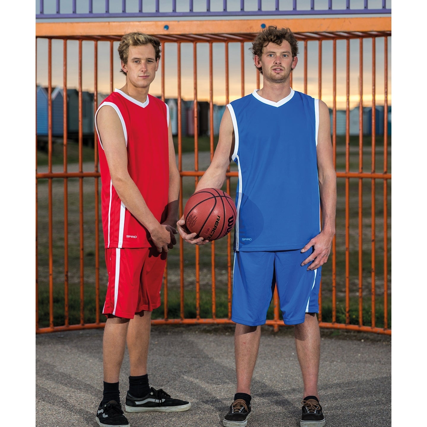 SPIRO Quick-Dry Basketball Shorts Lightweight Breathable Elastic Waist