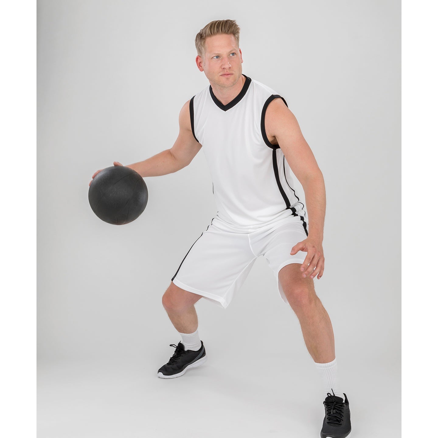 SPIRO Quick-Dry Basketball Shorts Lightweight Breathable Elastic Waist
