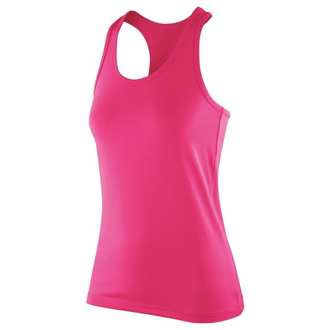 Spiro Softex Fitness Top Quick Dry Breathable Carbon Brushed Gymwear XXS-2XL