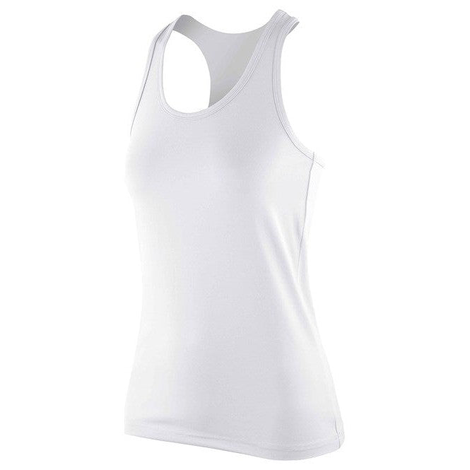 Spiro Softex Fitness Top Quick Dry Breathable Carbon Brushed Gymwear XXS-2XL