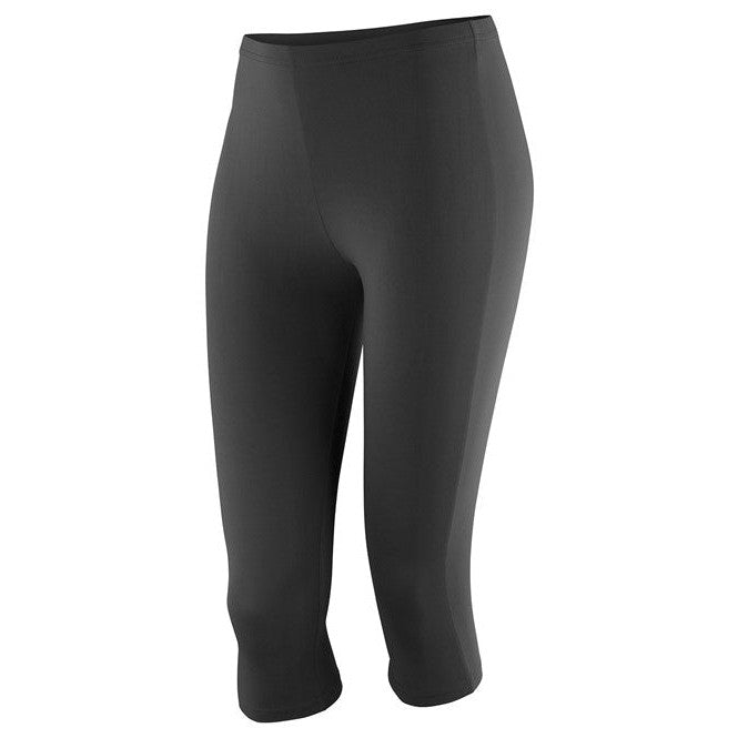 Spiro Softex Capri Pants Quick Dry Stretch Breathable Gymwear XXS-2XL